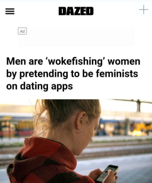 Muži lovia po woke na apkách na randenie tak, že sa tvária ako feministi